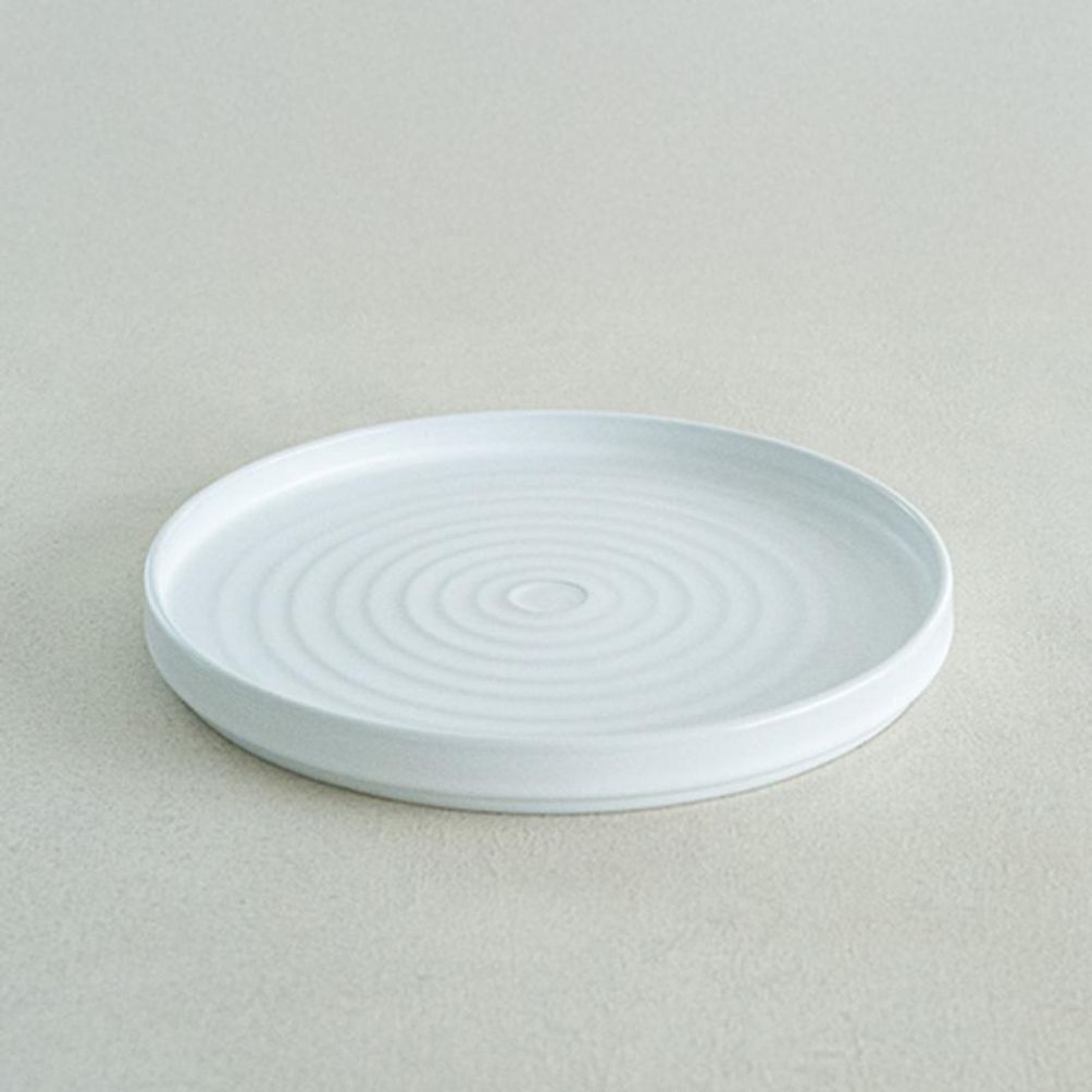 이천도자기 흰여울 회오리 접시 1호 24.5cm 식기 그릇 플레이트 대접시