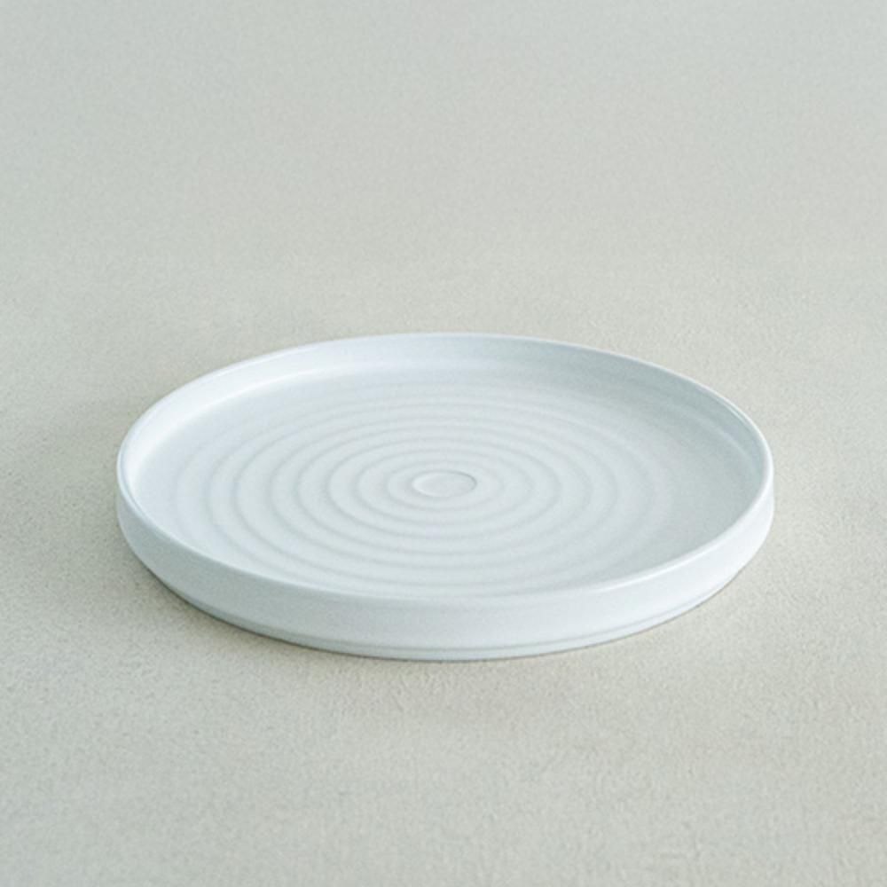 이천도자기 흰여울 회오리 접시 2호 27.5cm 식기 그릇 플레이트 대접시