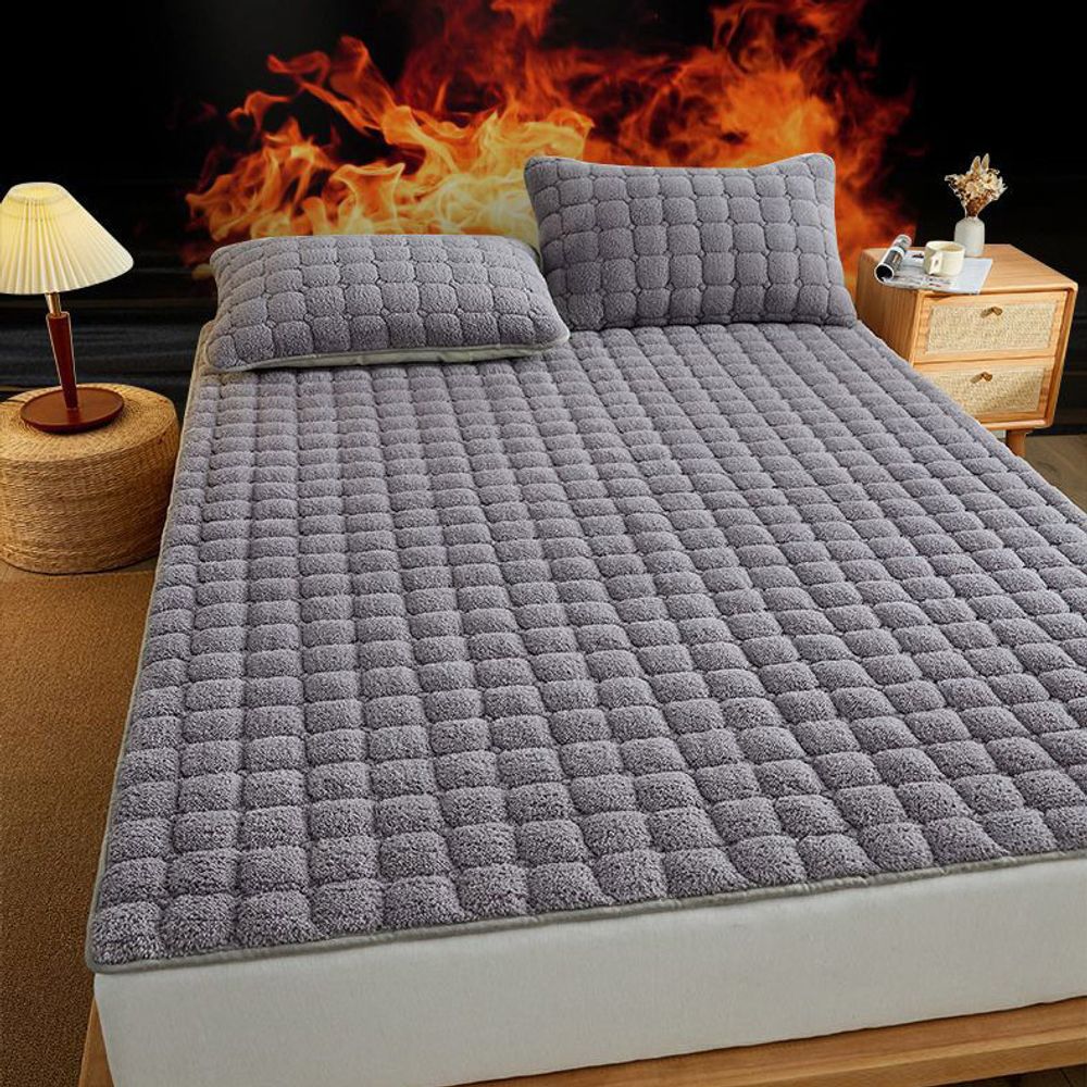 양털식 스프레드 시트 토퍼 매트리스 침대 패드 매트