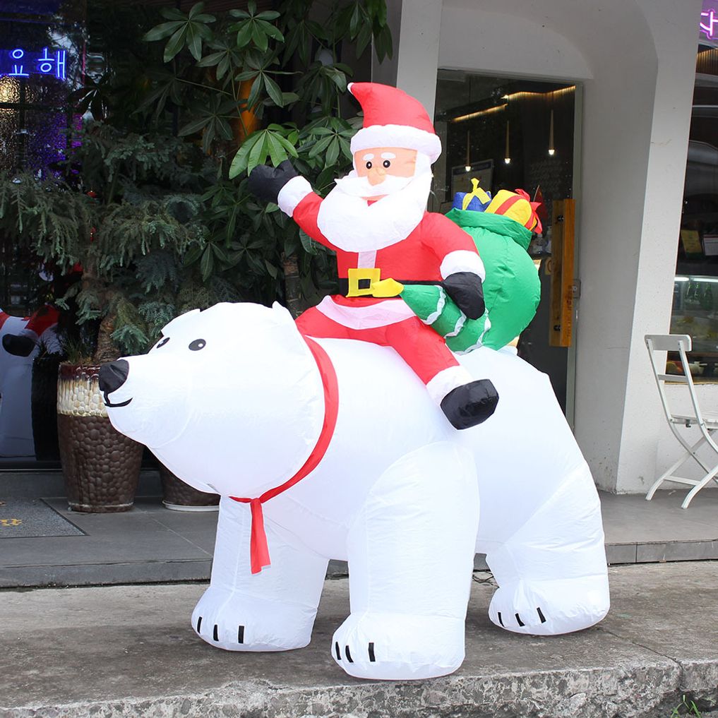 PrimeBulk 트렌디 LED 에어벌룬 대형 산타와 북극곰