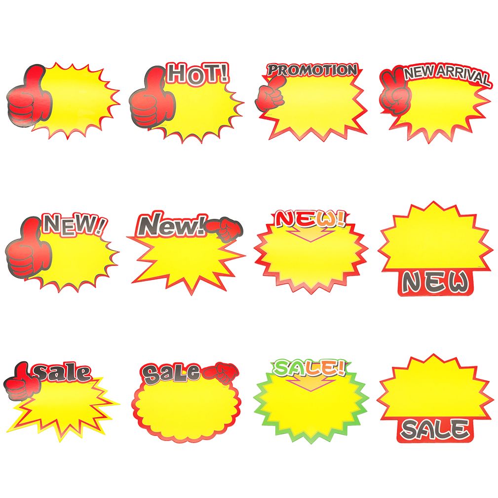 할인 행사 쇼카드 광고 팝카드 미니 종이 배너 13종 10P