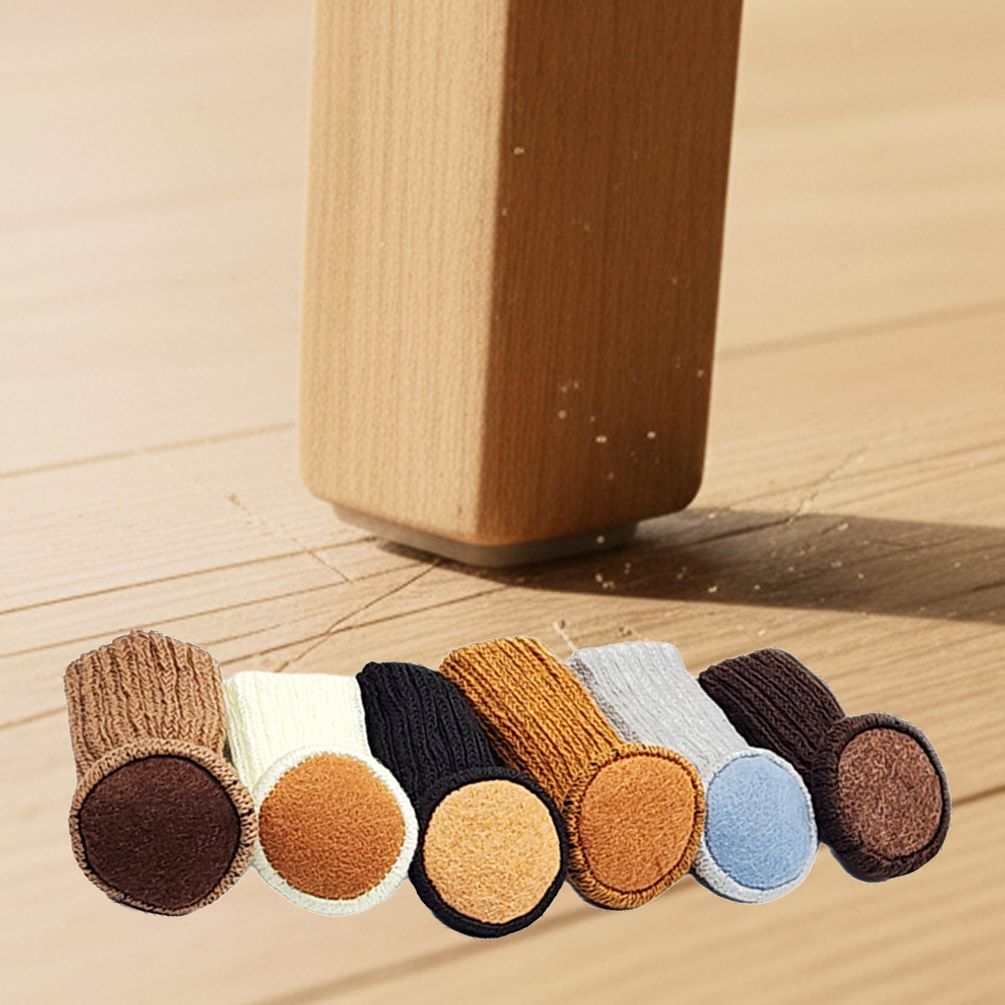 의자 다리 커버 니트 양말 체어 슈즈 4P 세트