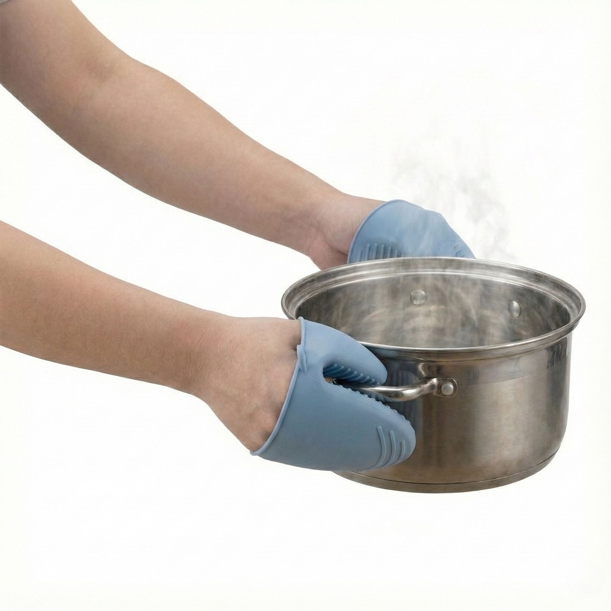 도툼한 실리콘 냄비 장갑 2p