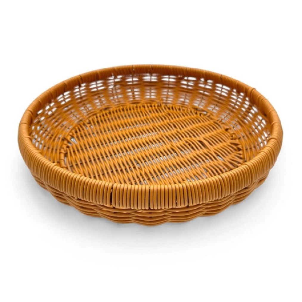 라탄스타일 원형 바구니 30cmx7cm