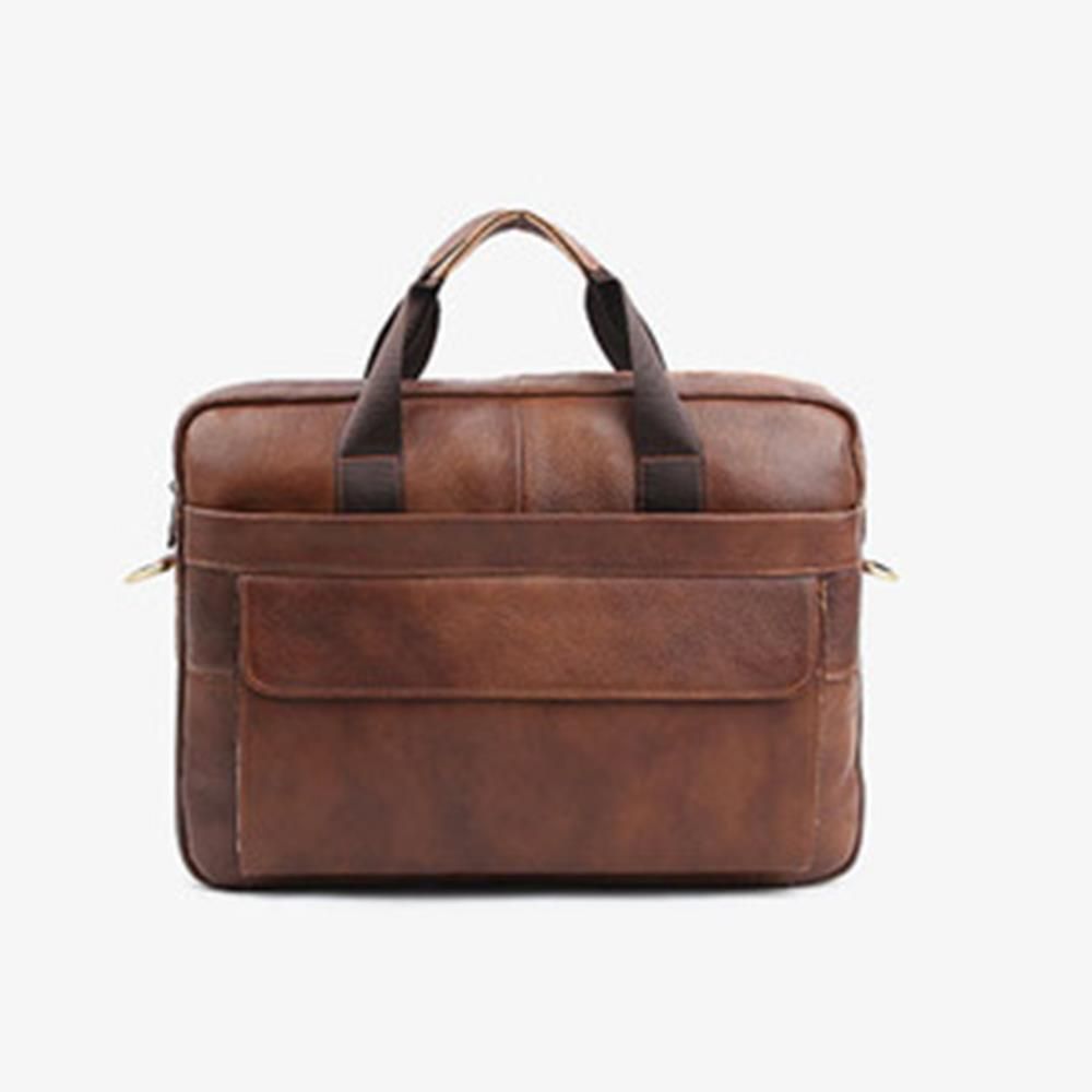 적당한 사이즈로 데일리 가죽 서류가방