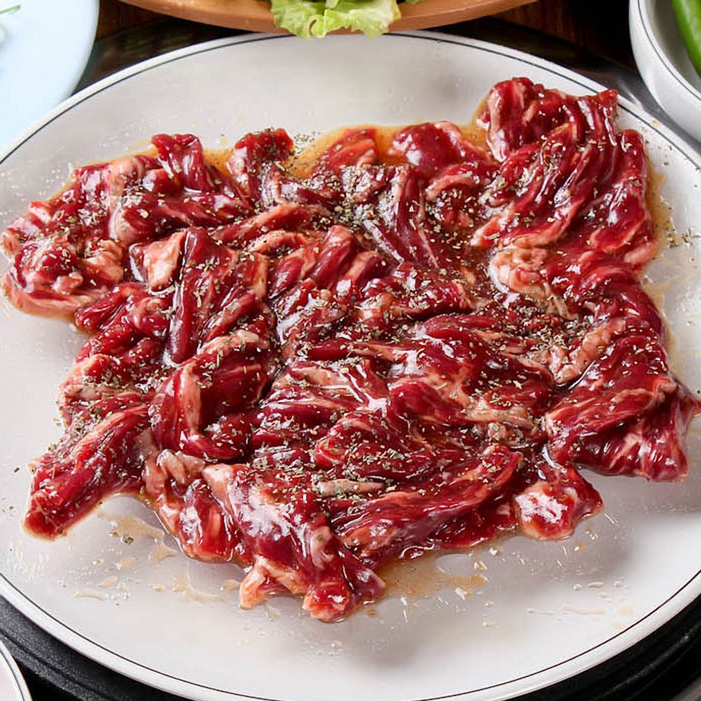 믿을 수 있는 품질 소 특수부위 양념안창살 400g 3팩