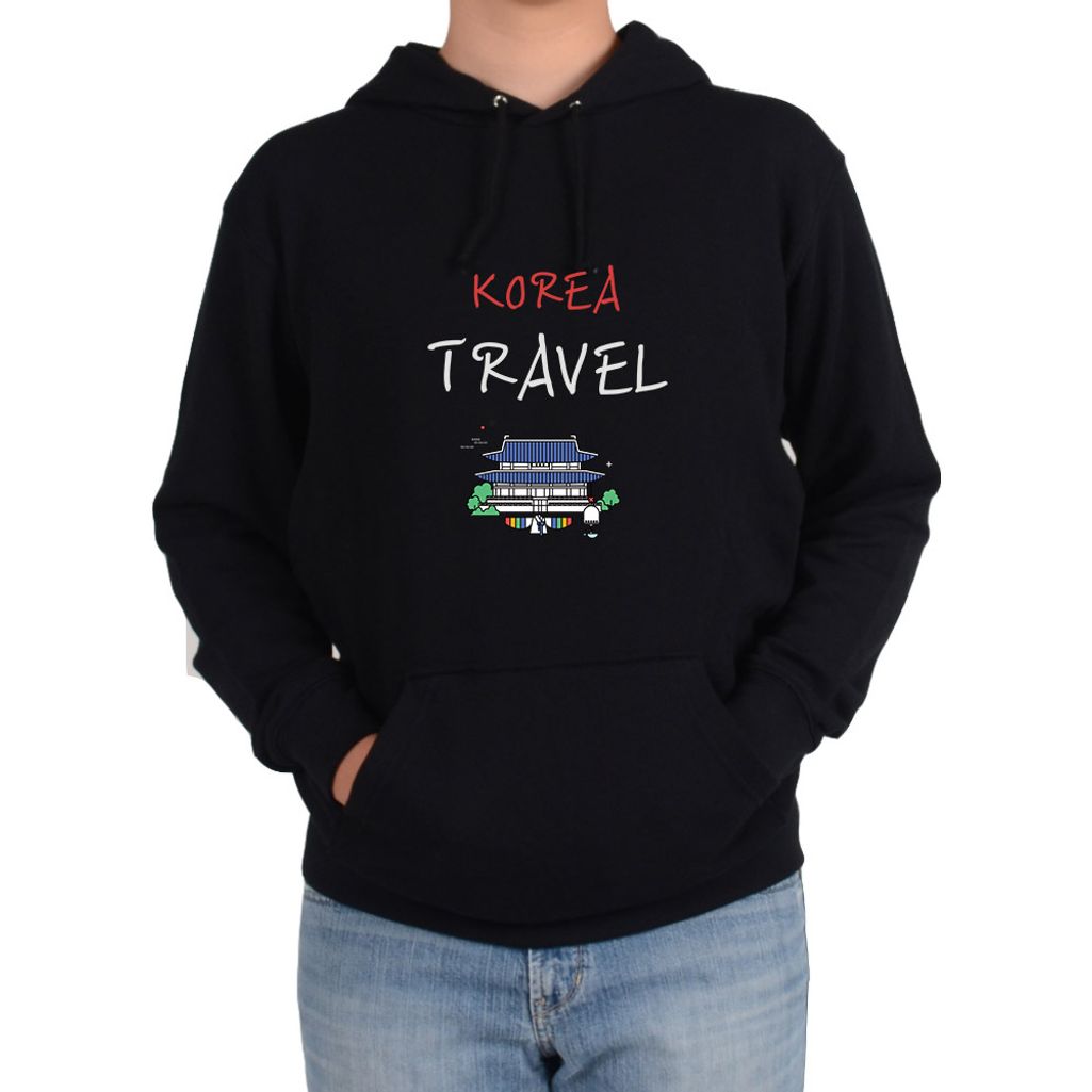 후드티 한국여행 한복 고궁 어서와 한국처음 다양한 색상 사이즈