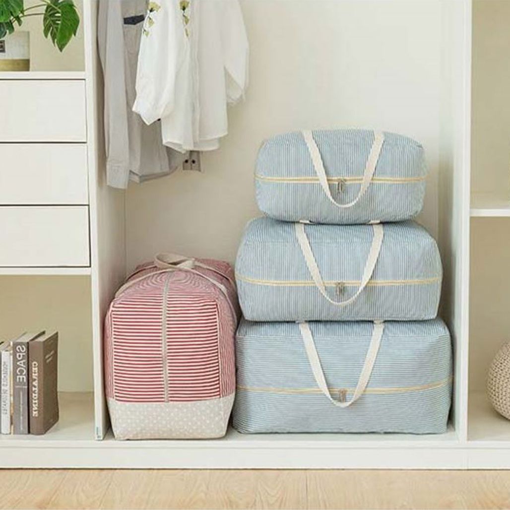 패브릭 이불 보관 파우치 보자기 이불장 정리 가방 백