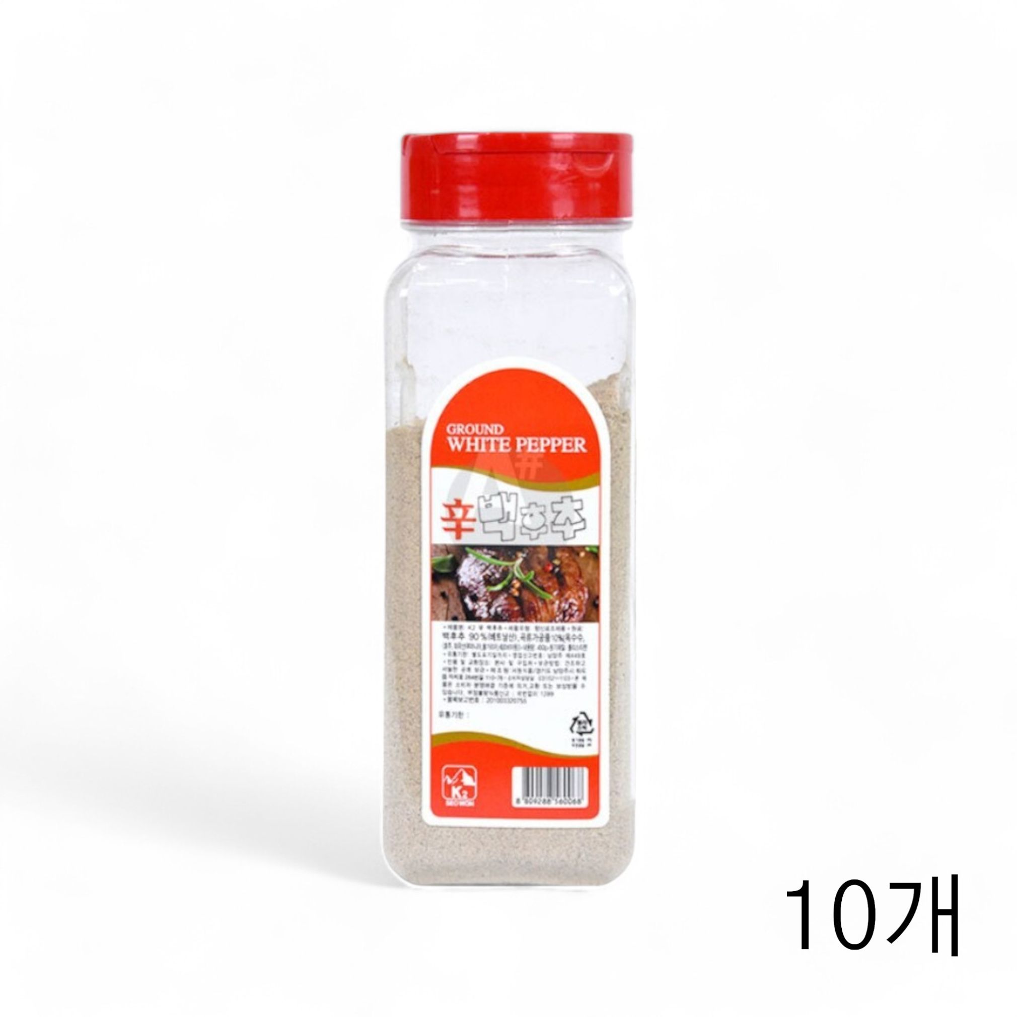 서원식품 백후추 450g X 10개 하얀후추가루 흰후추