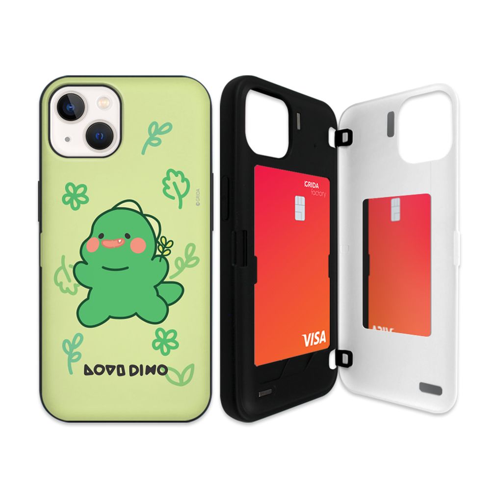 갤럭시A24 케이스 러브디노 카드 범퍼 A245