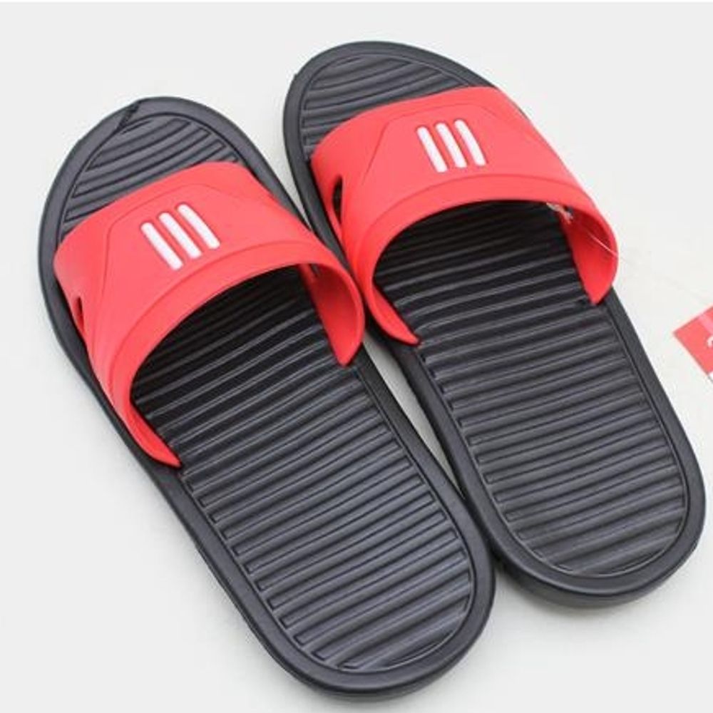 EVA 슬리퍼(레드) 실내화 사무실 베란다슬리퍼 2켤레