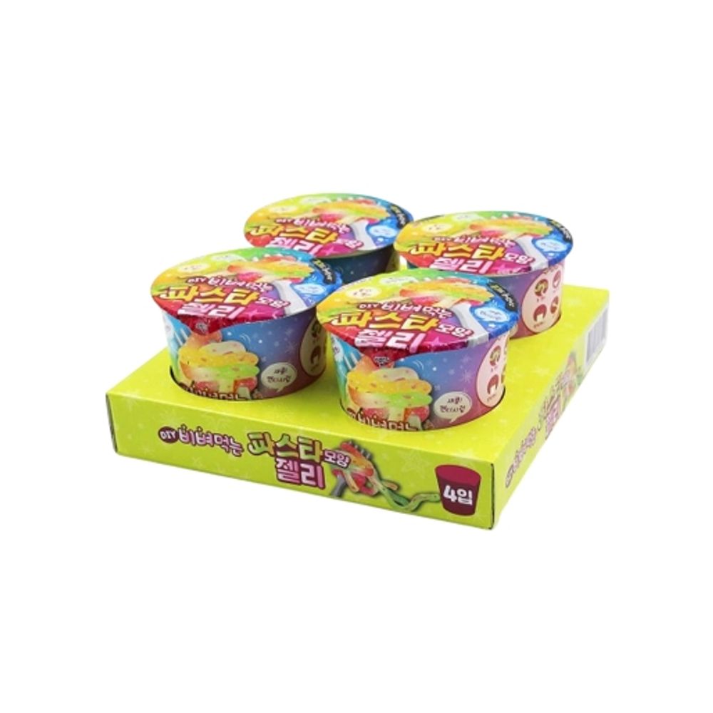 비벼먹는 파스타모양 젤리 65g(4개입)