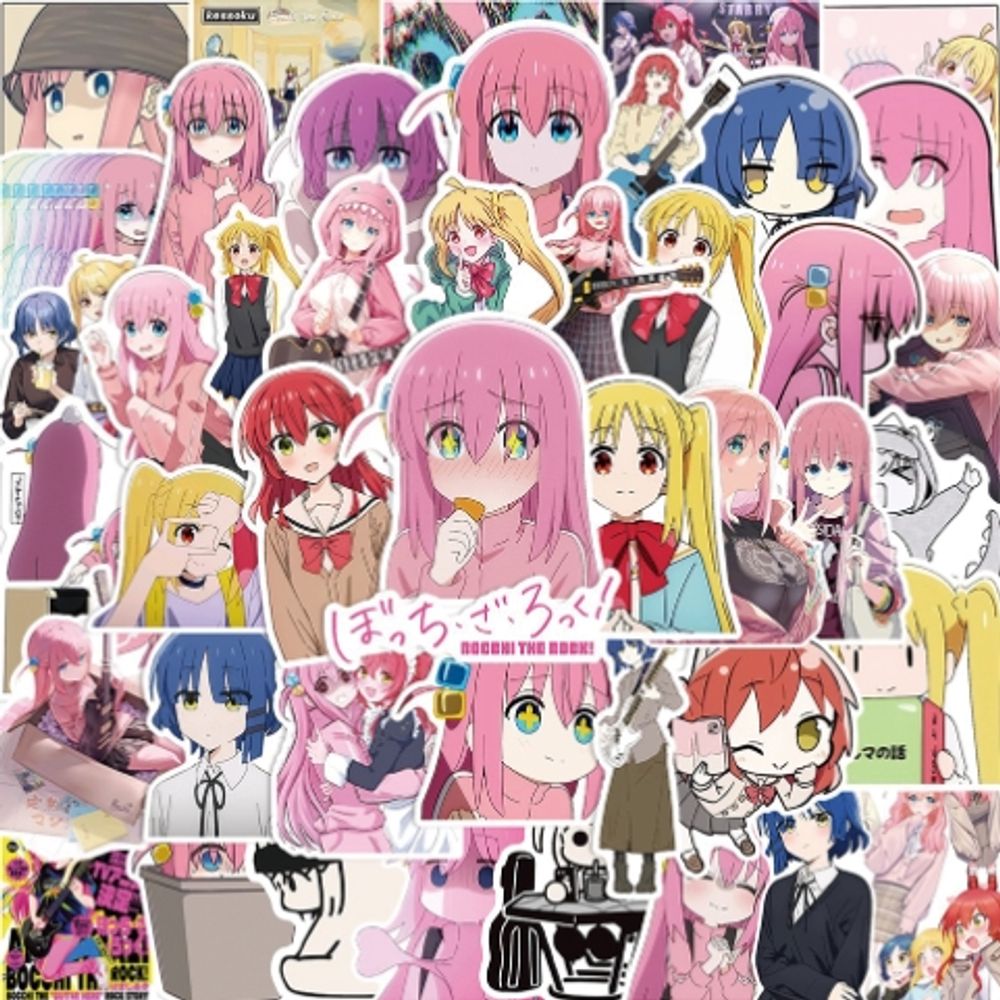 스티커 50장 캐리어 다이어리 리무버블 봇치더록