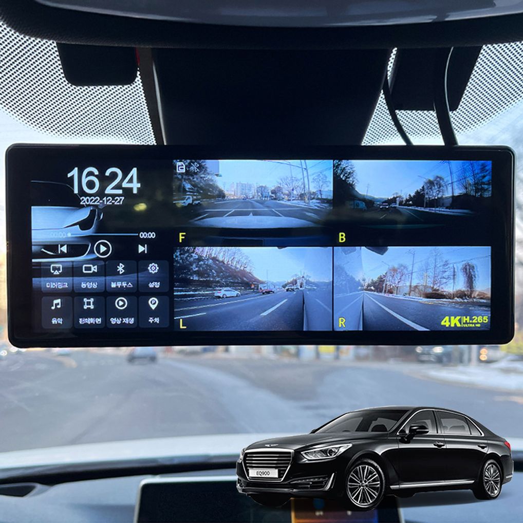 EQ900 호환 터치LCD 호크W9 블랙박스