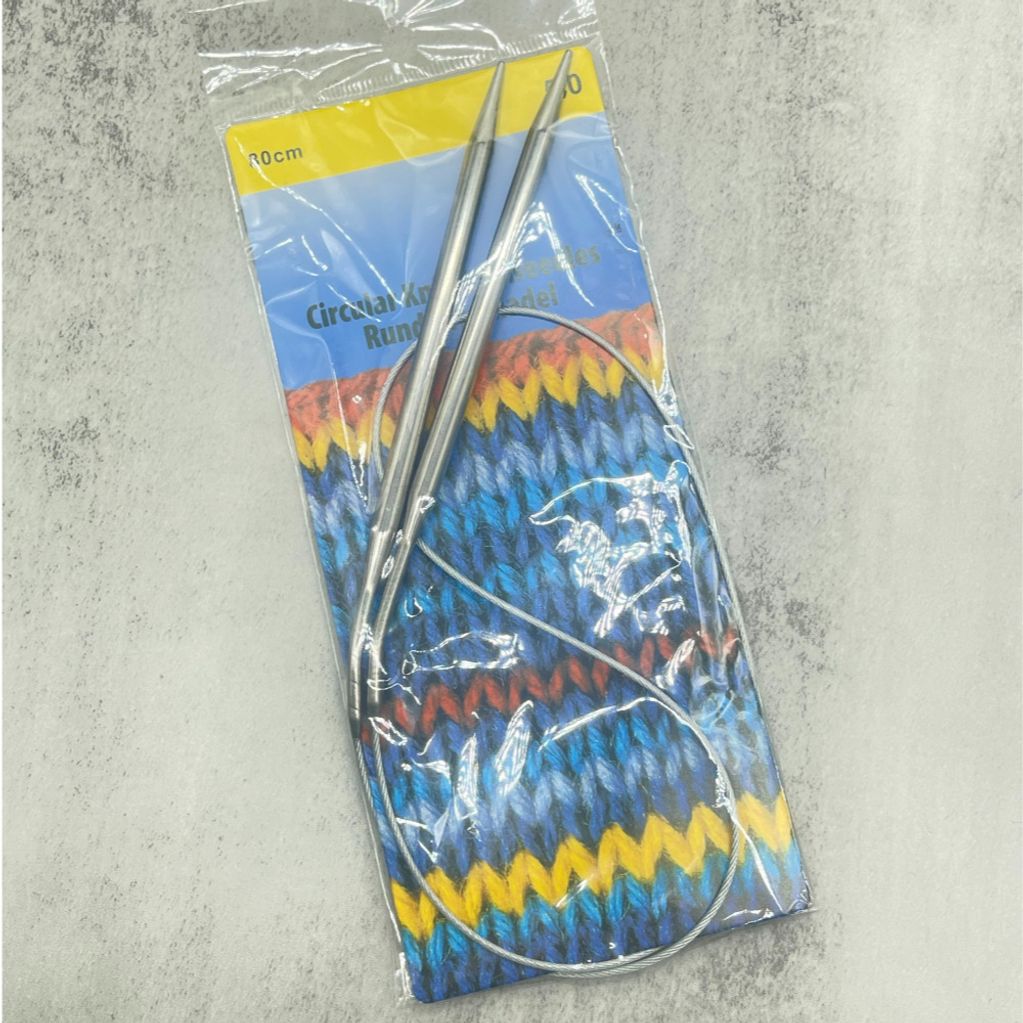 메탈 줄바늘 80cm 뜨개용품 뜨개도구 7mm