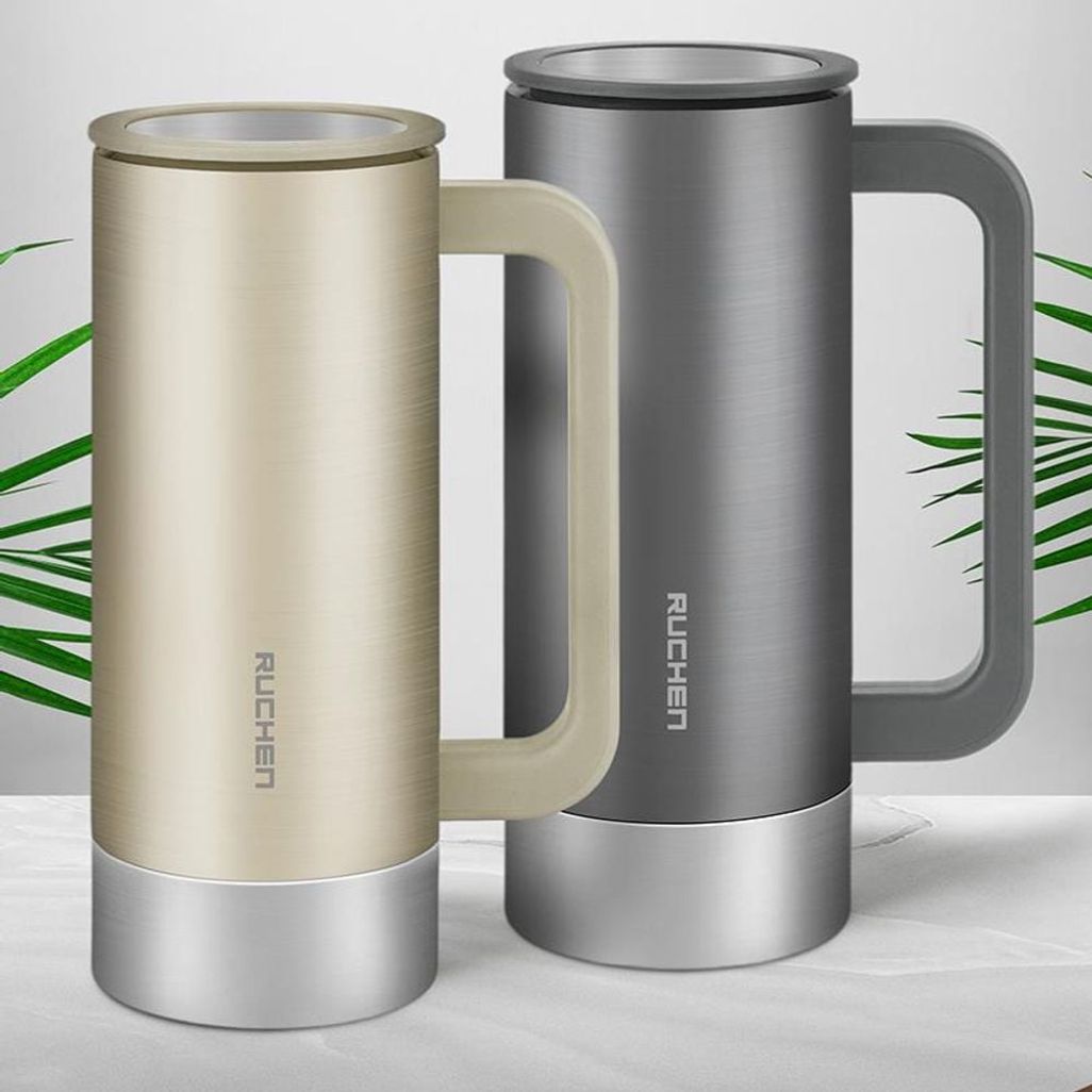 루첸 이중진공스텐컵 417ml 캠핑머그 커피머그 텀블러