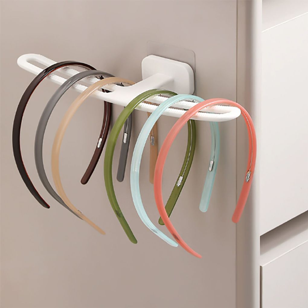 벽걸이형 무타공 머리띠 헤어밴드 정리홀더
