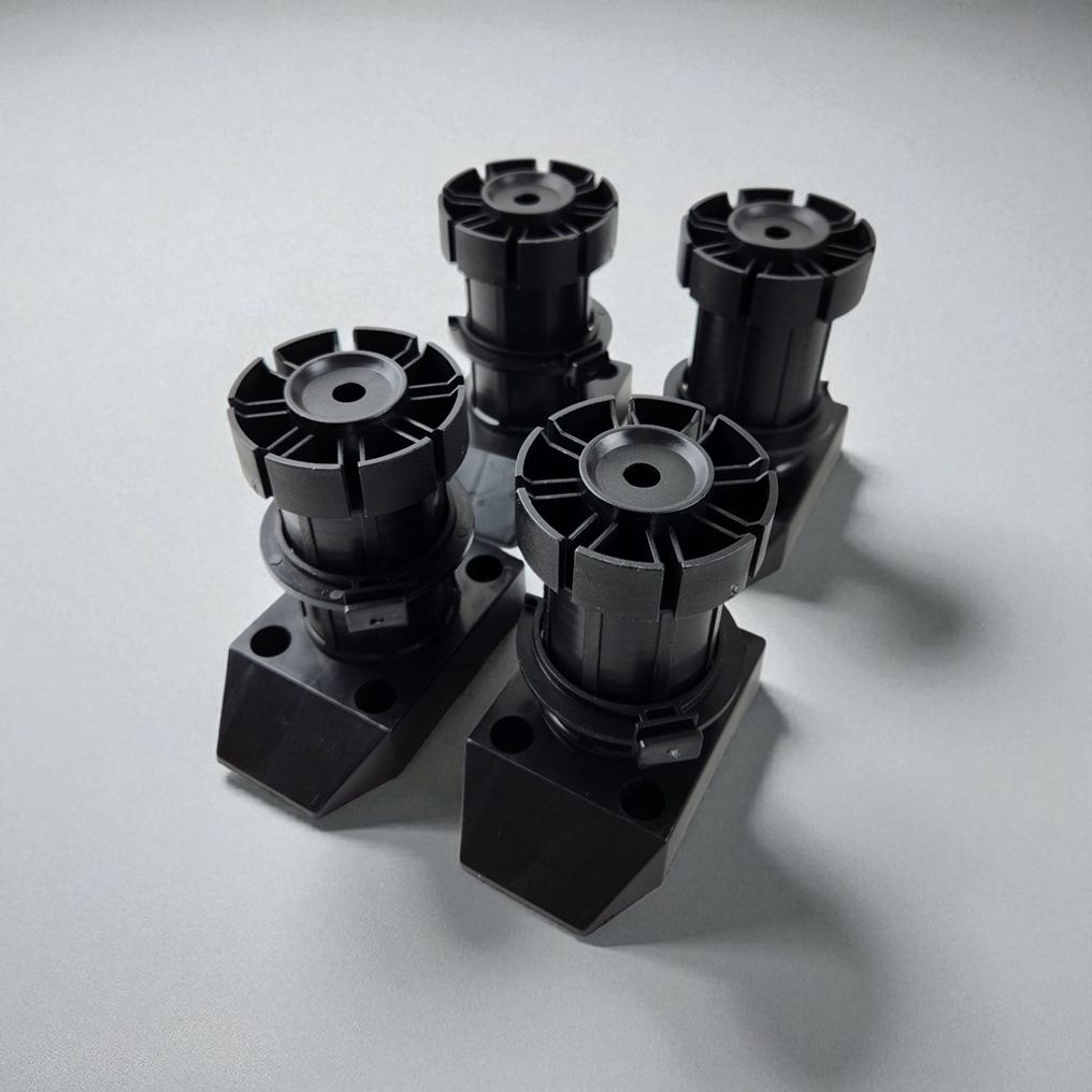 가구 싱크대 다리 발 높이조절 피스형 C 4p