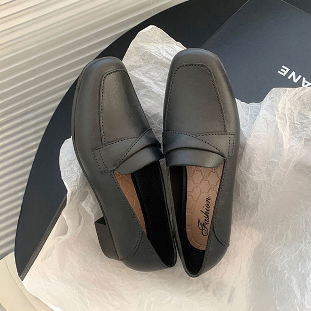 클래식 오피스 플랫 3컬러 정장 단화