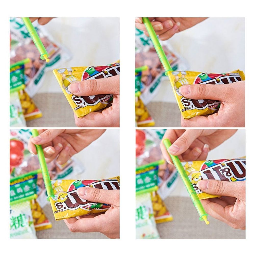 다용도 봉투 집게 8종세트 미니 고정 클립 정리 수납 주방용품