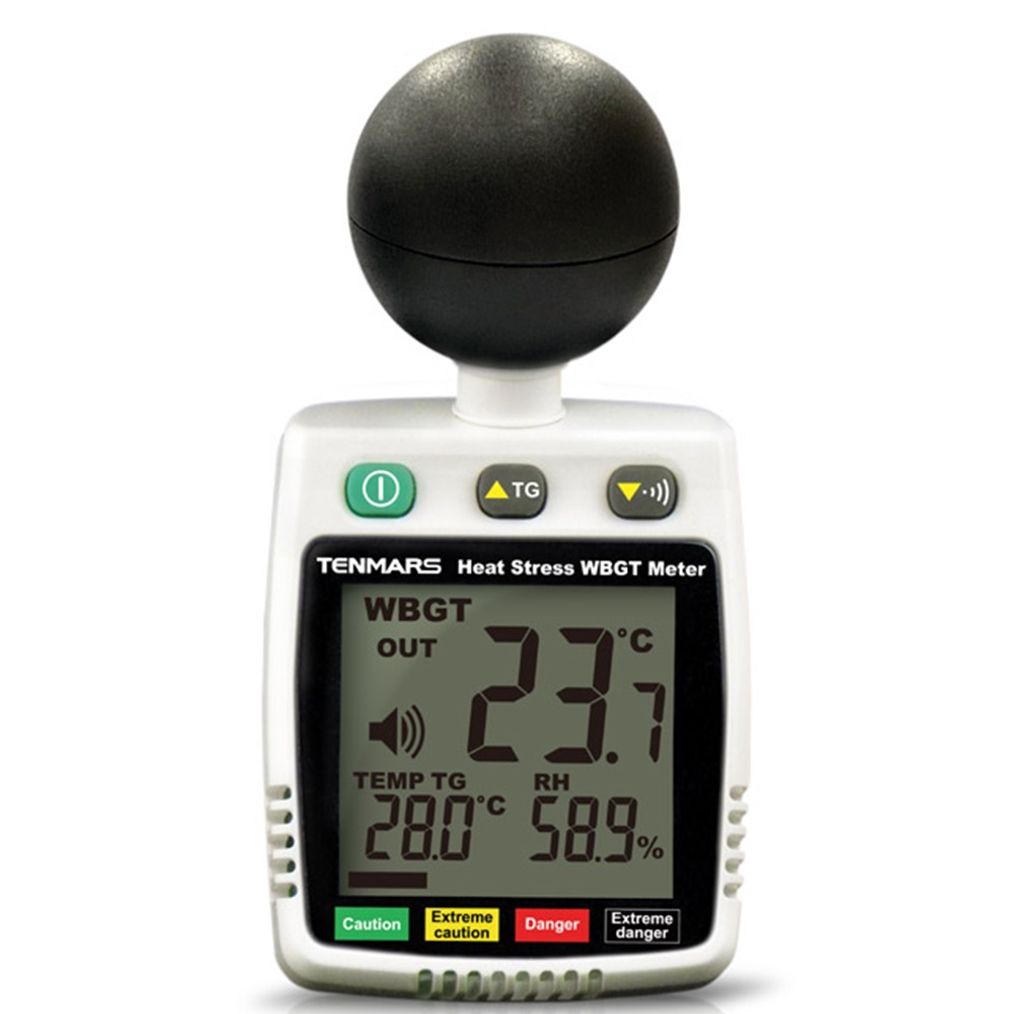 대동상사 WBGT 체감온도측정기 TM-288 흑구온도계 습도계 열사병 예방방지