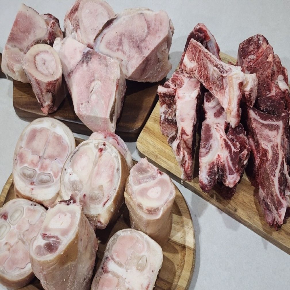 한우 사골 우족 보신 세트 6kg