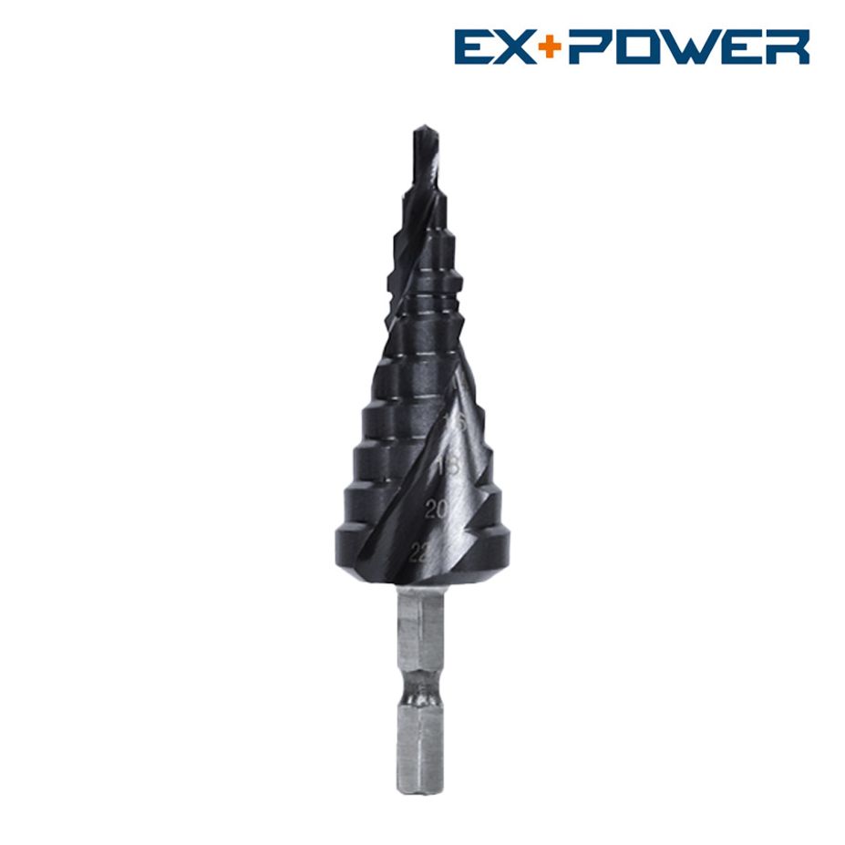 탭기리 홀가공 홀쏘 헤리컬 2날 10단 4M 4-22mm 스텝드릴