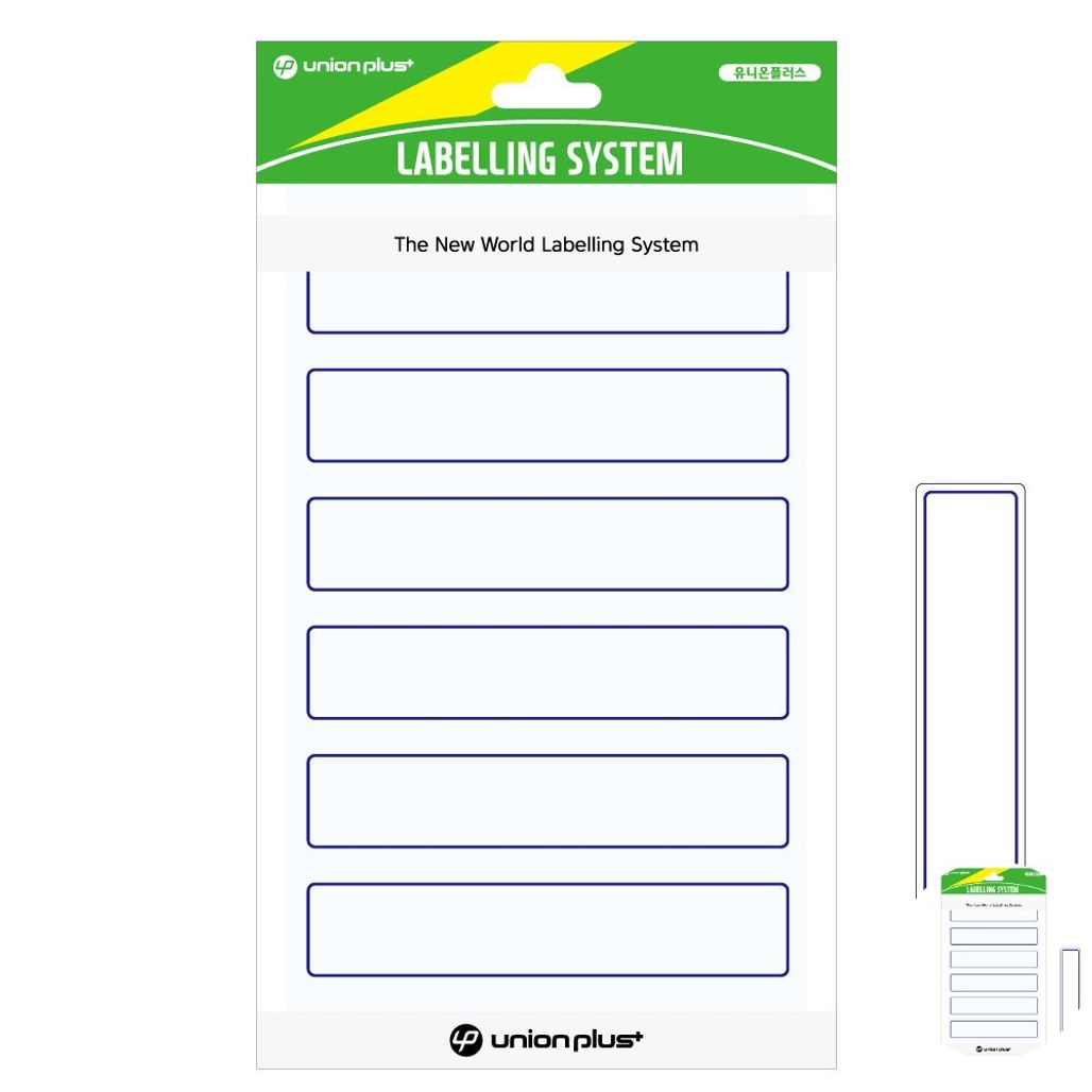 파일견출지 스티커 분류용 서류정리 사무용 문구 견출지 일반 90x20 청색 10매입