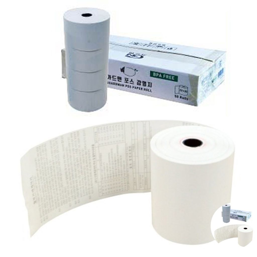 포스기용지 크라프트지 포스 감열지 영수증 용지 57x30 50개입 택시영수증 카드단말기
