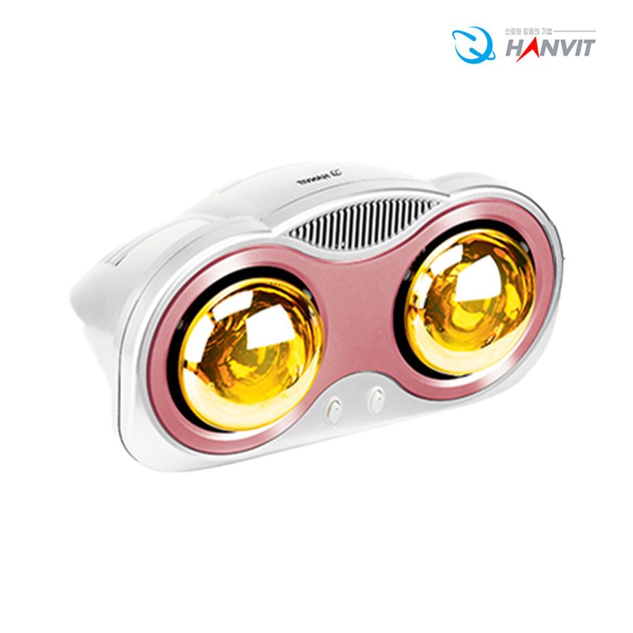 욕실온풍기 벽걸이 전열기구 2구 RU-150FL 핫돌이 온열기