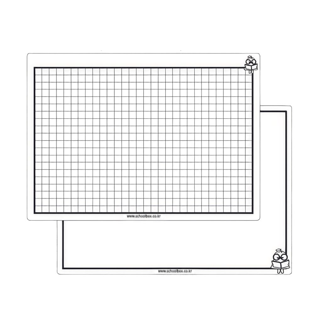 화이트보드 격자형 보드판 알림판 학습용 교육용