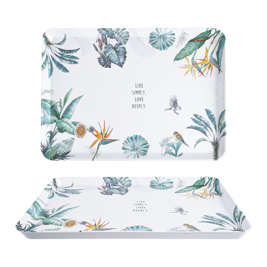 멜라민 카페 식빵 서빙 커피 디저트 쟁반 트레이 대