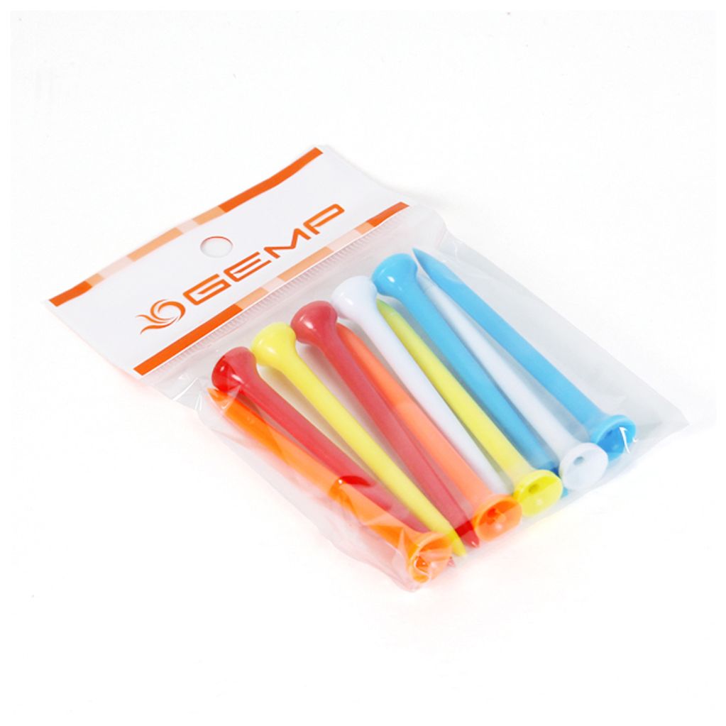 튼튼한 골프 플라스틱티 골프티 10개 1세트