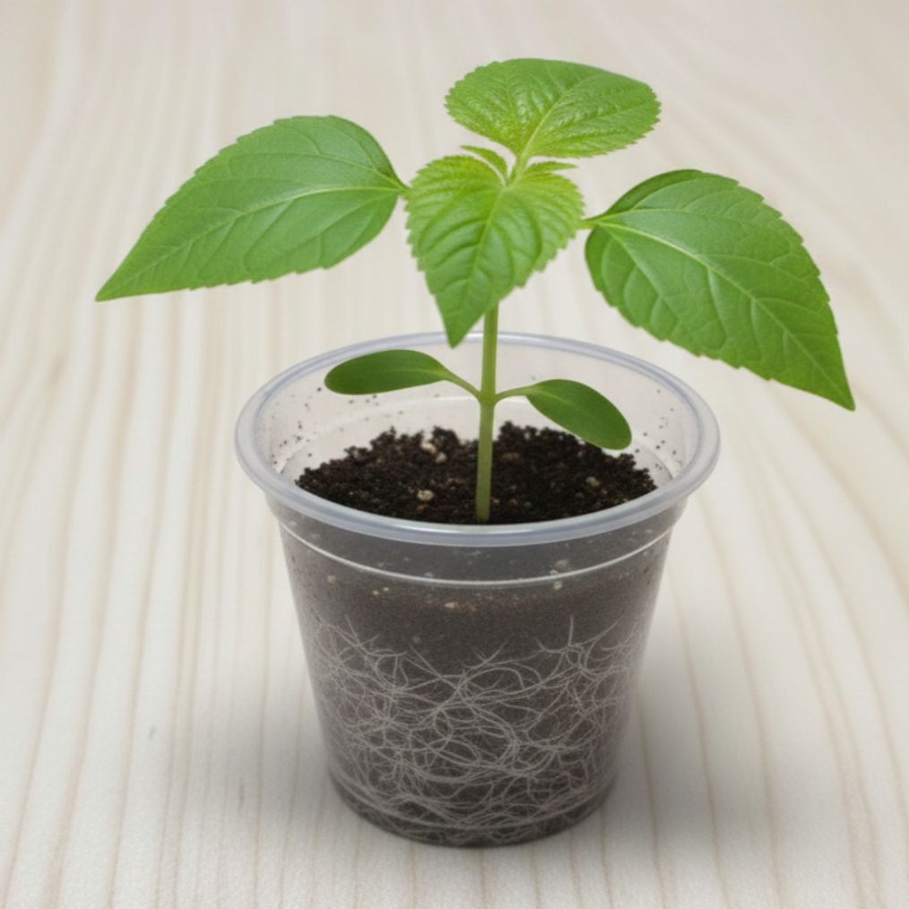 소형화분 플라스틱 미니 화분 모종 분갈이용 6cm