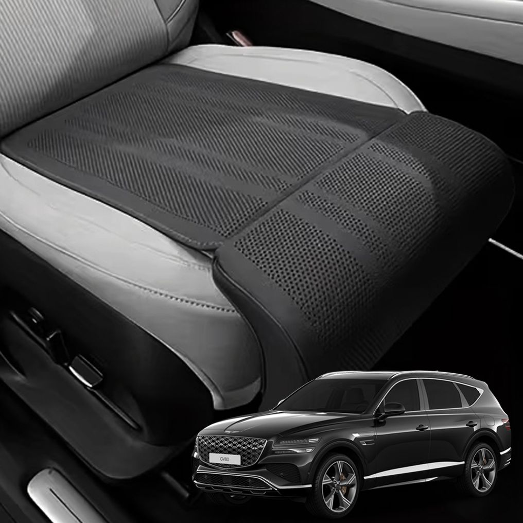 GV80 슬림형 통풍 연장 타공 차량용 방석