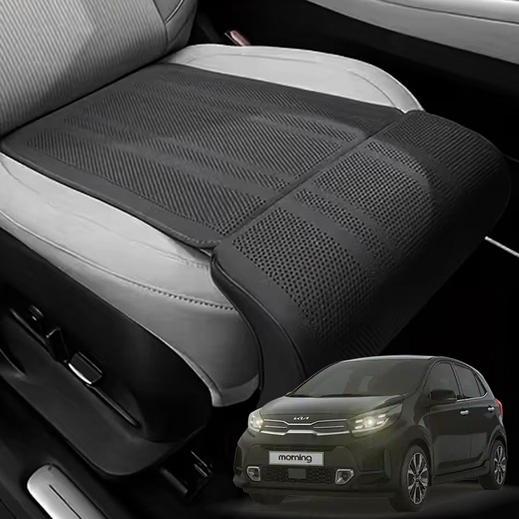 더뉴모닝 슬림형 통풍 연장 타공 차량용 방석
