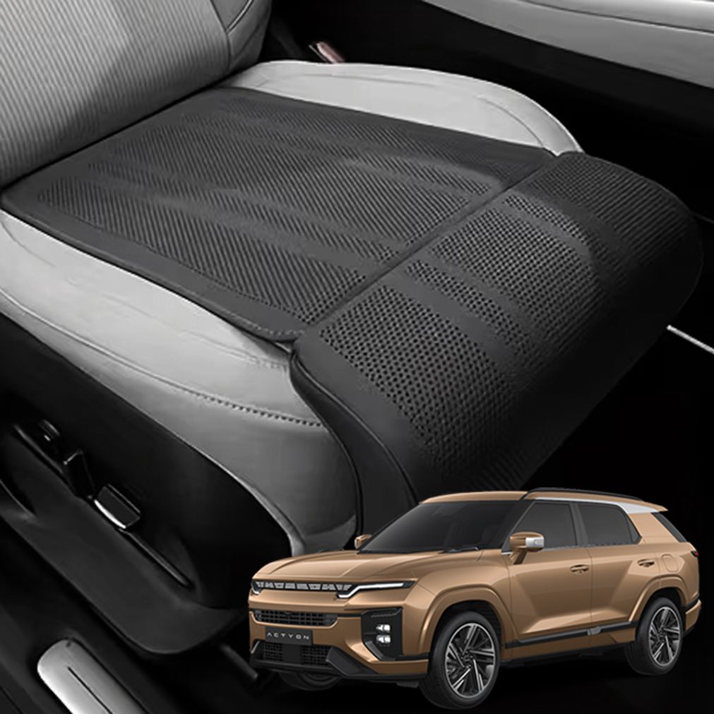 액티언 2세대 슬림형 통풍 연장 타공 차량용 방석