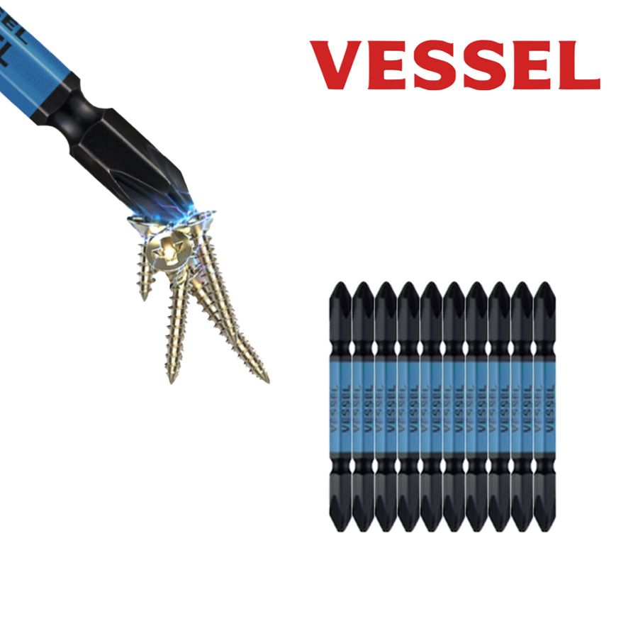 육각비트 임팩 십자팁 2X65mm 드라이버비트 10PCS