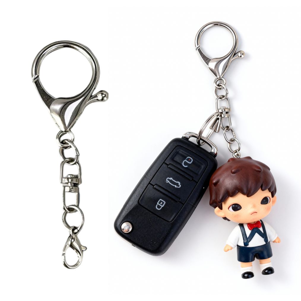 차분 반짝 개고리 실버 큰 체인 연결 부자재 구성품