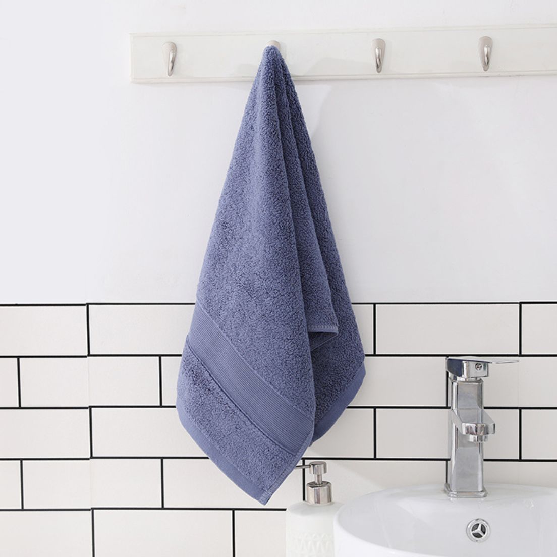 심플한 자수 수건 클렌징 페이스 욕실용 타올 생활용