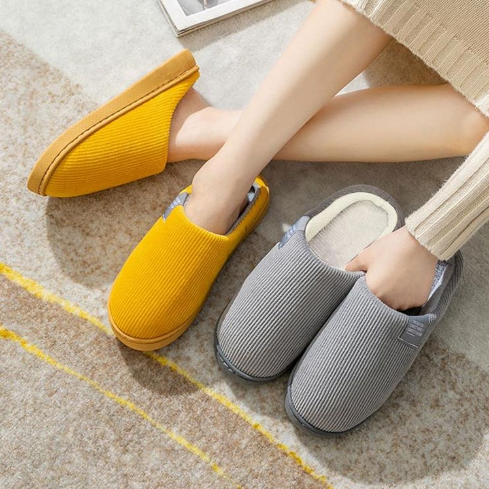 잔솔 겨울 털실내화 거실 사무실 실내슬리퍼 방한쿠션