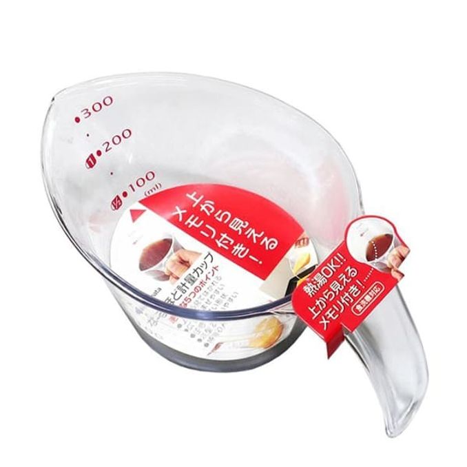 이노마따 계량컵 비커 라면물 베이킹 이유식 투명 용량컵 300ml