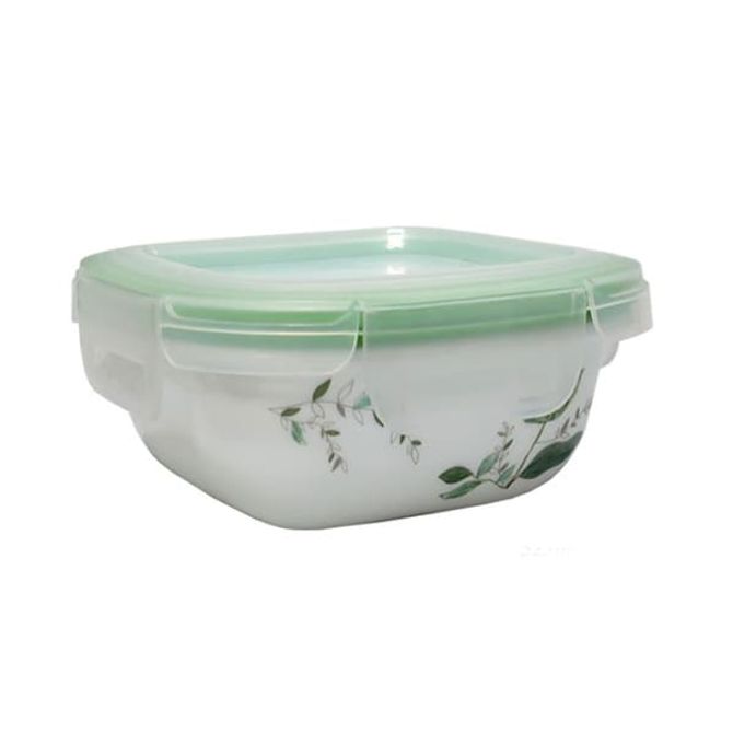 코렐 유리 반찬통 냉장고 보관 찬통 오븐 내열유리 밀폐용기 325ml 1p