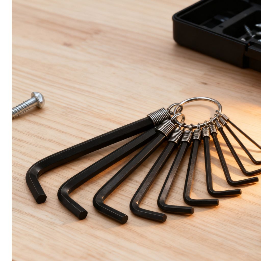 휴대성 강화 작업용 육각렌치 세트 10P 공구 세트구성