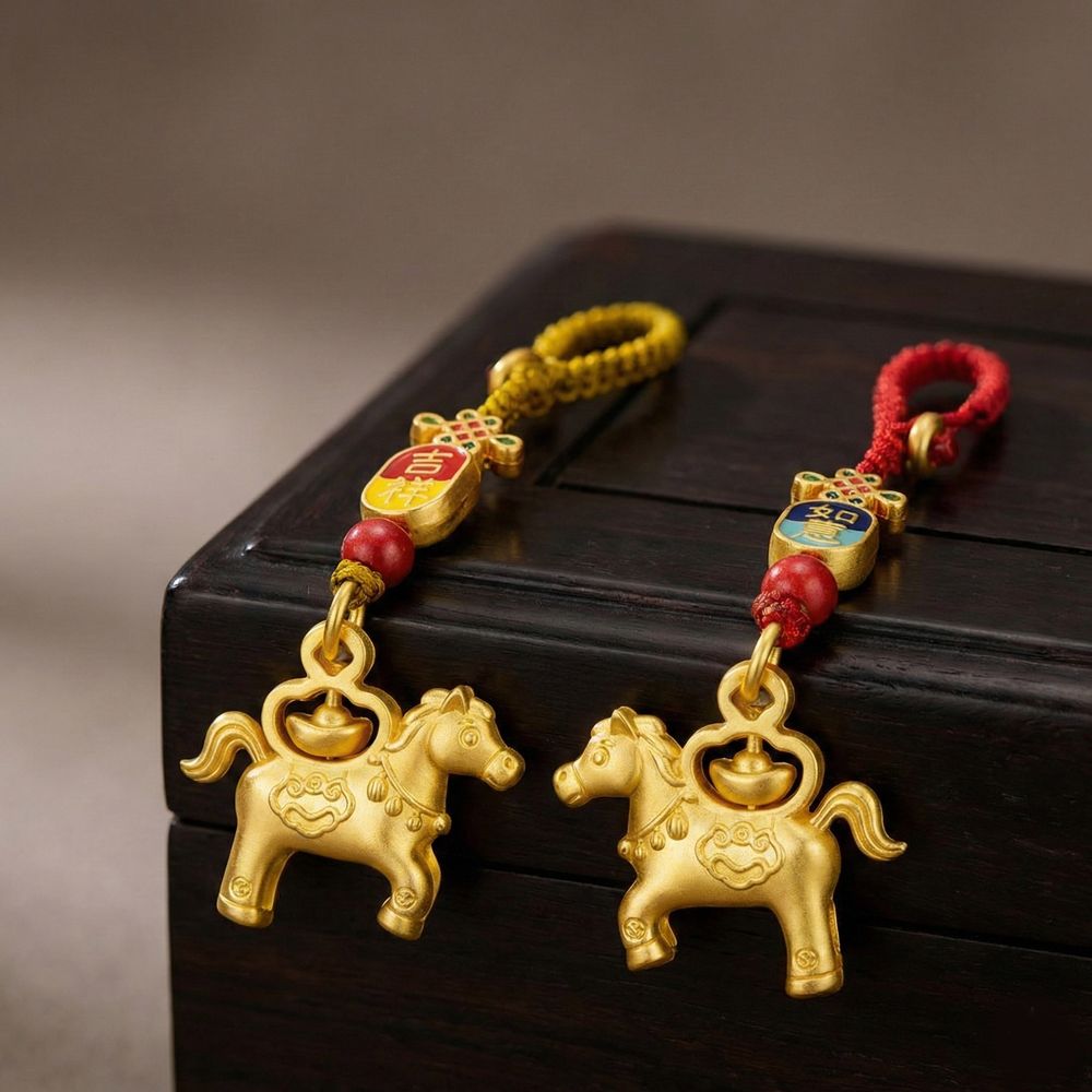 1+1 병오년 말띠 행운 키링 가방 키홀더 열쇠고리