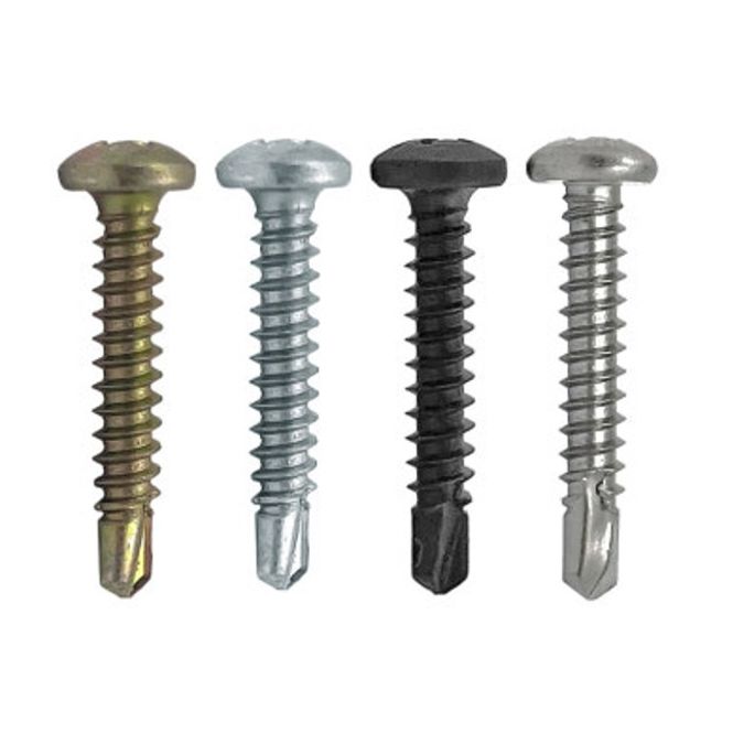 직결피스양날 십자둥근머리 철백색 4.3x75mm 1200개