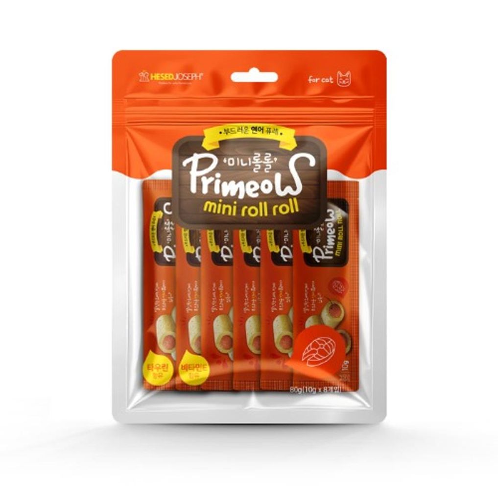 (3개묶음)프리미요 미니롤롤 연어8p