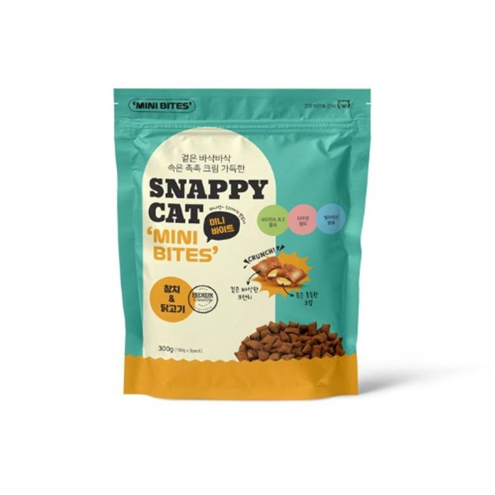 스내피캣 미니바이트 참치 닭고기300g