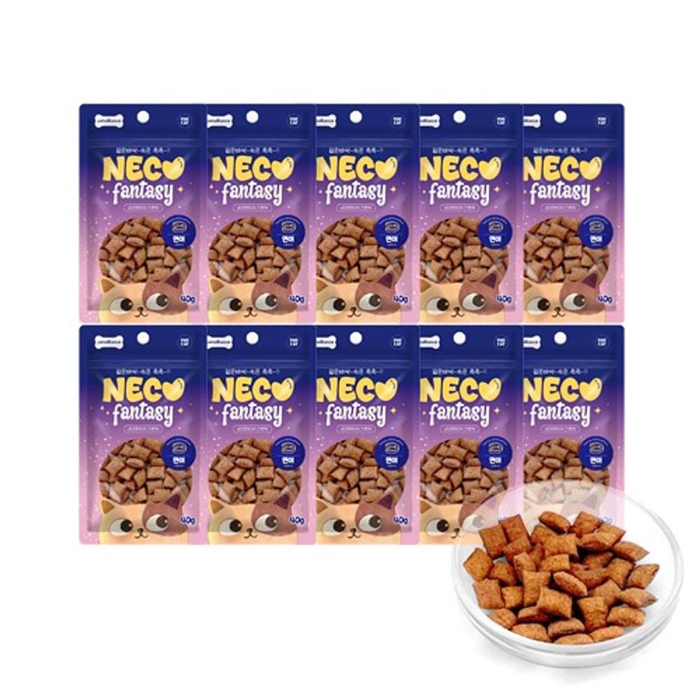 네코판타지 크런치 연어40gX10개