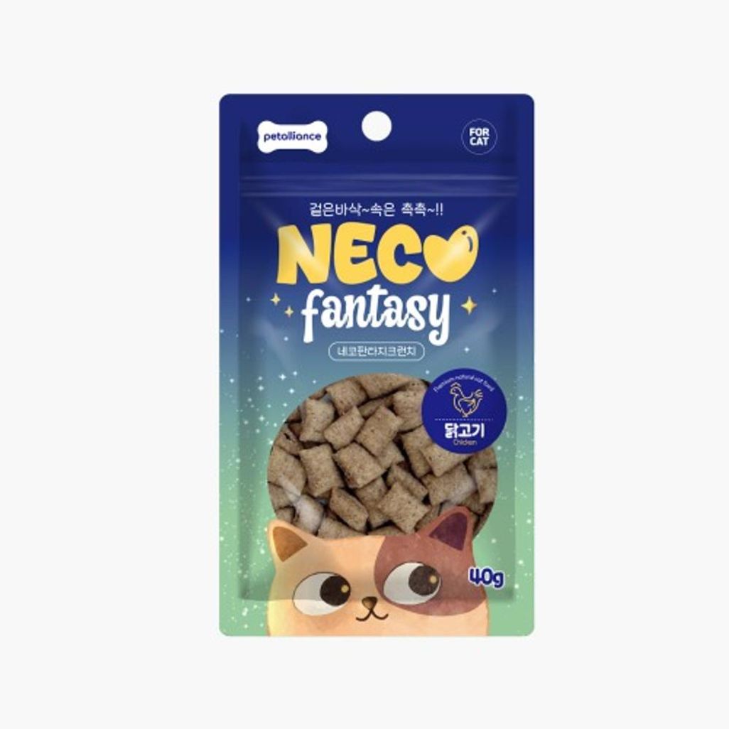 (10개묶음)네코판타지 크런치 닭고기40g